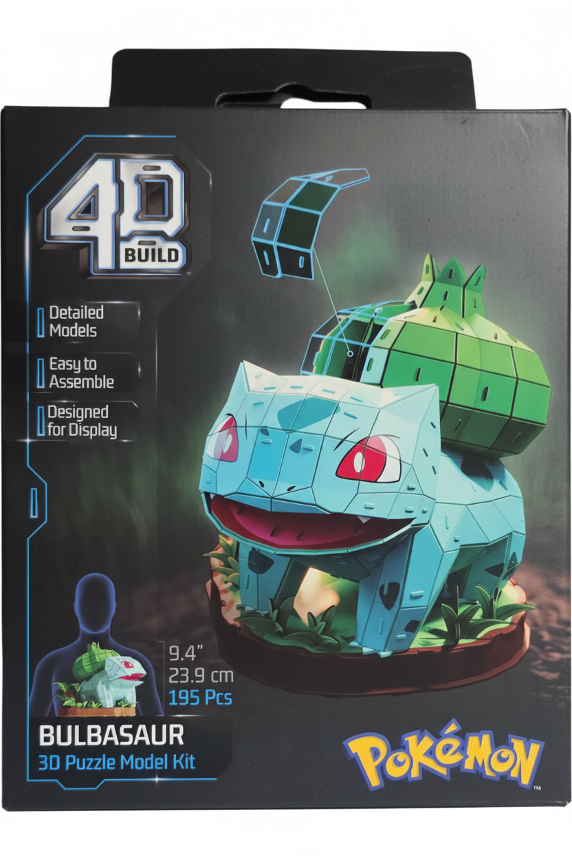Bulbasaur 4D Pokemon puzzle build