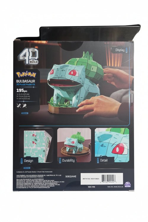 Bulbasaur 4D Pokemon puzzle build