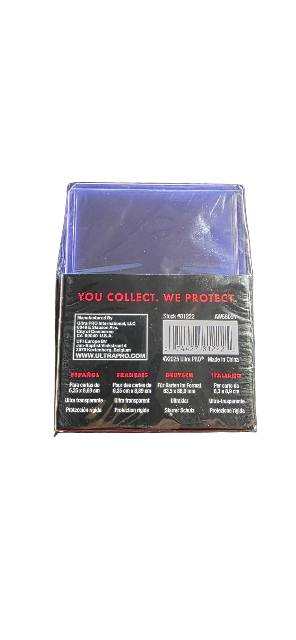 Ultra Pro Top Loader.